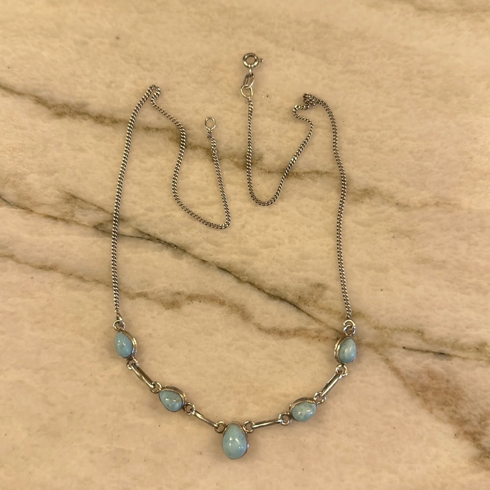 Laramar and sterling silver necklace